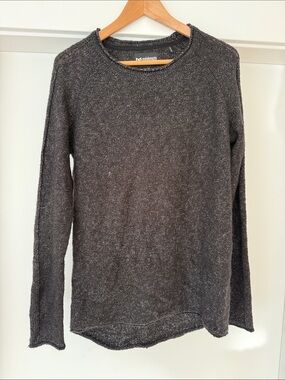 Minimum Men's Crewneck Sweater in Charcoal/black Heather